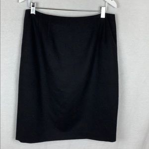 Talbots Pure Camel Hair Black Pencil Skirt 14P